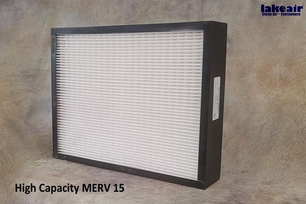 High Capacity MERV 15 Air Filter