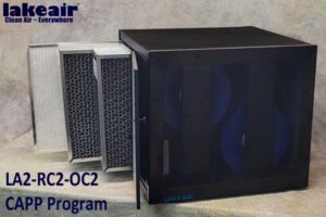 Odor Control & VOC Extractor with extended warranty LA2-RC2-OC2 by LakeAir CAPP